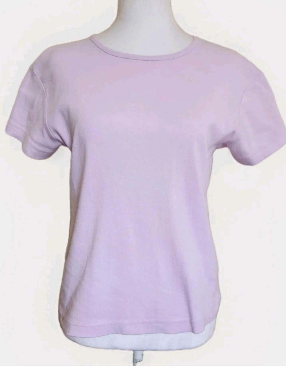 Vtg 90s Y2K ESPRIT Pink Baby Tee Size L 100% Cotton Hipster Retro Fairy Grunge